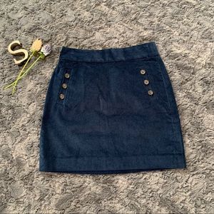 Banana republic velvet skirt size 2